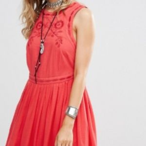 Free People Birds Of a Feather Mini Dress